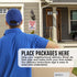 Please Deliver All Packages Inside the Porch Aluminum Composite Sign, Indoor Outdoor Delivery Instructions for Home,