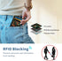 Lanyard Wallet with Id Badge Holder, Bookshelf RFID Small Keychain Wallet Women Wristlet, Cute Zipper Credit Card
