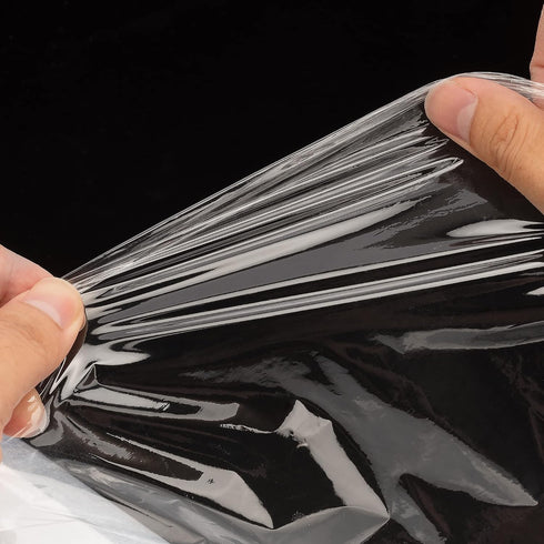 NEXCOVER 18 Inch Stretch Wrap - 1200 Feet, 60 Gauge Clear Plastic Self-adhering Film for Packing Moving Supplies