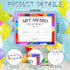 Award Certificates of Achievement for Art, Recognition for Children, School Teachers Supplies, Achievement Award