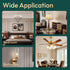 6 Pack Bulbs 100 800LM Dimmable Bulb, E12 5000K B11 5.5W, ALAMPEVER Chandelier Light Watt Equivalent, Bright LED Light
