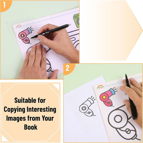 Mr. Pen Transparent Highlighter Tape and Sticky Note Set, 331 Pcs, Sticky Index Tabs, Highlight Strips for Books