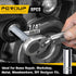 1/4 Inch Drive Socket Set - 8 Piece Metric Deep Socket Set (6mm to 13mm) with Sturdy Holder - Cr-V Steel