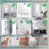 Magnetic Whiteboard Contact Paper, Self-Adhesive Dry Erase Board Sticker for Walls, Includes Marker and Eraser