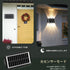 Solar Wall Lights Outdoor, Waterproof Up and Down Wall Sconce, Dusk to Dawn LED Lighting for House, Yard, Deck, Garage