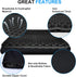 Yimiyaa Gel Seat Cushion, Double Thick Egg Gel Cushion for Pressure Pain Relief, Breathable Wheelchair Cushion Chair