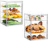 Countertop,4 Display15.5x11.4x9.8inch1 Pack SANKEU Pastry Display Case,Bread Box for Kitchen Layers Adjustable Clear