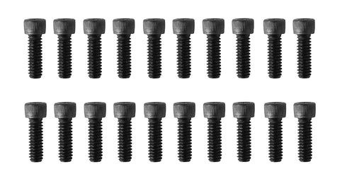 Socket Head Cap Screw, 1/4-20 x 3/4", Alloy Steel, Black Oxide, Hex Socket Coarse Thread, 20 Quantity