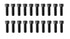 Socket Head Cap Screw, 1/4-20 x 3/4", Alloy Steel, Black Oxide, Hex Socket Coarse Thread, 20 Quantity