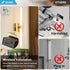 1Pack, Dimmable 22 Inch 3000K-6000K Battery Operated Wall Sconce Gold Rechargeable Wall Lights with Remote Control, LED