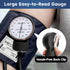 10-16 LotFancy Blood Pressure Cuff and Stethoscope Kit with D-Ring, Professional BP Cuff Standard Adult for Nursing