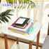 Maxcheck 2 Pcs Iridescent Acrylic Letter Tray, Non-Slip Rubber Organizer, Stackable Mail Tray for Desk, Office, Home