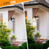 2 Pack MATAMEYE Outdoor Wall Lantern, Exterior Waterproof Wall Sconce Light Fixtures, Black Front Door Wall Lighting