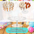 Ice Cream Cone Holder, Clear 16 Holes Acrylic Waffle Cone Display Stand for Kids Party Decoration