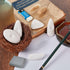 Outus Cube Erasers with Grip, Different Shape Vinyl White Eraser for Art Drawing, Writing, Sketching (8)