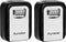 Puroma Security Key Lock Box, 4-Digit Combination Waterproof Lock Box for House Key, ID Card (Black & Gray)