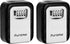 Puroma Security Key Lock Box, 4-Digit Combination Waterproof Lock Box for House Key, ID Card (Black & Gray)