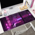 Purple Gaming Mousepad Japanese Desk Mat XXL Extended Anime Cool Large Mouse Pad Keyboard Mouse Mat Desk Pad for Computer Laptop Gamers 31.5''X15.7'' Non-Slip Rubber Base with Stitched Edges by CYZFF
