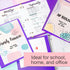 BAZIC 3 Ring Binder, 1" Economy View Organizer, Purple, Holds 175 Sheets for School Office Home