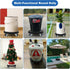 15-19 Inch 4 440lbs W B D WEIBIDA Trash Can Dolly Wheels Adjustable Round Roller with Wheels Drum Cart Heavy Duty Keg