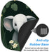 Rimilak Small Mouse Pad, 6 x 7 Inch Irregular Mini with Non-Slip Rubber Base, Waterproof for Laptop, Cute Elephant
