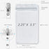 Waterproof Sealable Clear Plastic Vertical ID Badge Holder with Metal Clips for Work ID, Key Card, Driver’s License
