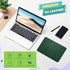 PU Leather Mouse Pad with Stitched Edge - Micro-Fiber Base Non-Slip Waterproof - 8x11 Inch (Army Green)