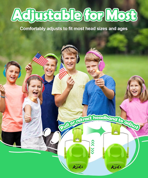 PROHEAR 032 2.0 Kids' Noise Cancelling Headphones - 25dB Reduction, Adjustable Ear Protection for Concerts & Events -