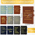 Fulmoon 10 Pcs Team Appreciation Gifts, A5 Leather Journal Notebook, Inspirational Thank You Gifts for Employees