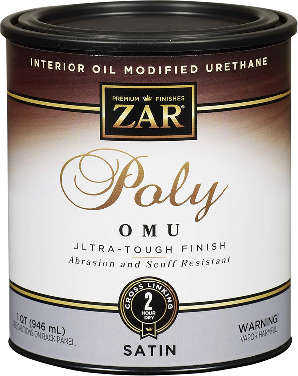 ZAR Ultra Max Oil Modified Polyurethane, QT, Satin, 36212