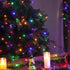 Wexo Palindrog 100 300 8 Christmas String Lights, FT LED String Lights Green Wire with Timer Modes, Connectable