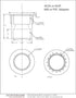 Westbrass 442A ABS Adapter, Black, 1-1/2 inch