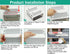 Upgrade Under Desk Drawer for Table with Lip, Hidden Under Table Desk Storage Organizer, Office Attachable Plastic Desk