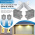 2PCS Garage Door Sensor Bracket Compatible with GSTB-R STB-BL Garage Door Sensors Replacement, Sturdy Metal, Wall