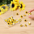 Sunflower Bee Push Pins, Decorative Thumb Tacks for Bulletin Board Photos, Office Decorations Supplies