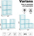 6 Closet 36.6L 12.4W 36.6H, UWCS3006B C&AHOME Wire Cube Storage, - Cube Organizer Metal C Grids, Modular Shelves Units