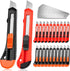 JOYUMY 20 Pack Utility Knife, Box Cutter Retractable, Box Knife for Cartons, Cardboard,