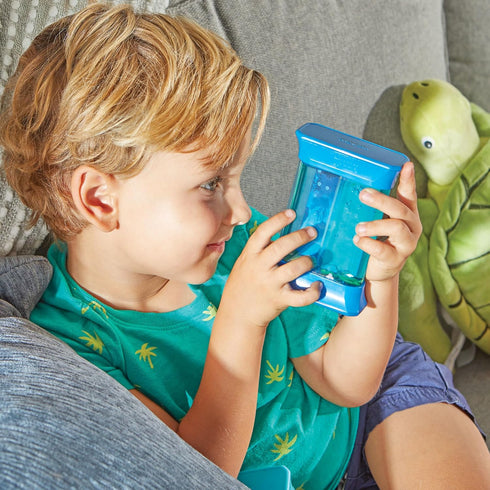hand2mind 3-5, Exploring Ocean Forces Sensory Bottles, Quiet Fidget Toys for Kids Toddler Learning Toys, Calming Corner