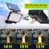 3 2 Pack Solar Spot Lights Outdoor Waterproof for Flag, Tree, House, Garden, Yard, Brightness Modes Solar Powered