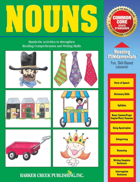 Nouns: Lasting Lessons Building Fundamentals (Reading Fundamentals) by BARKER CREEK