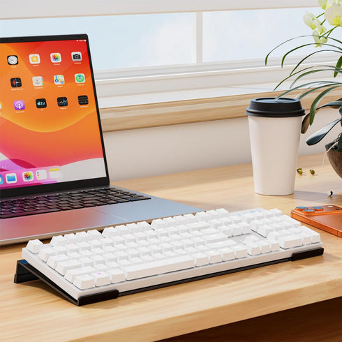 Acrylic Computer Keyboard Stand for Desk, Keyboard Riser Tilt Lift, Keyboard Holder for Desktop, Desk Keyboard