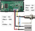 DIGITEN 4 Digital Blue LED Tachometer RPM Speed Meter + Hall Proximity Switch Magnet Sensor