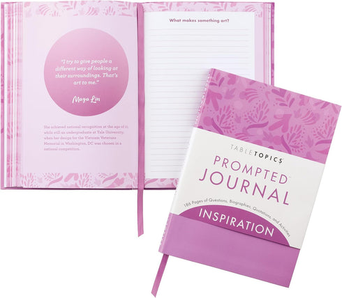 TableTopics - Inspiration Prompted Journal with Questions, Inspirational Quotes, and Activities for Self-Care and Wellness, for Positivity and Gratitude, Self-Help Journal for Women in 2024 by TableTopics