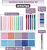 Mr. Pen Aesthetic Book Annotation Kit, 38 pcs, Highlighters, Gel Pens, Transparent Sticky Notes, Annotation Sticky Tabs