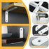 12 Pack (5 3 Inch) Alise Floating Shelf Brackets,White Heavy Duty L Bracket Corner Brace,Stainless Steel Corner