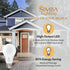 Bulbs (2 Pack) A19 6W 40W E26 5000K Simba Lighting LED Outdoor Light with Photocell Sensor Dusk to Dawn Smart Auto On