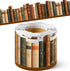 BeYumi Vintage Bookshelf Border Trim - 65ft Back to School Retro Brown