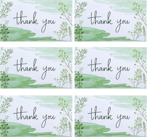 WTYONZEL Thank You Cards for Small Business,2" x 3.5" Essential Customer Appreciation Notes