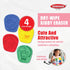 Small Kiddy Dry Erase Whiteboard Eraser, Pack of 12