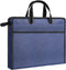 Enyuwlcm Oxford Zippered Document Bag with Handle, File Tote Bag Pouch for Carrying Paper Files Books, 1 Pack (H-Blue)